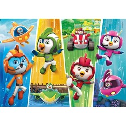 Clementoni - 27275 - Supercolor Puzzle - Top Wing - 104 Pezzi - Made In Italy - Puzzle Bambini 6 Anni +
