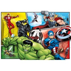 Clementoni- Supercolor Puzzle-The Avengers-104 Pezzi, Multicolore, 27284