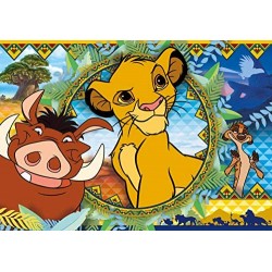 Clementoni- Supercolor Puzzle-Lion King-104 Pezzi, Multicolore, 27287