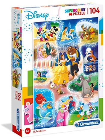 Clementoni - 27289 - Supercolor Puzzle - Dance Time - 104 Pezzi - Made In  Italy - Puzzle Bambini 6 Anni +