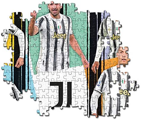 Clementoni- Supercolor Puzzle-Juventus-104 Pezzi-Made in Italy