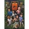 Clementoni Supercolor Jurassic World Camp Cretaceous, serie Netflix 104 pezzi-Made in Italy, bambini 6 anni, puzzle cartoni anim