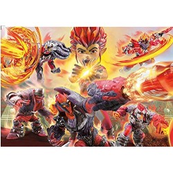 Clementoni Supercolor Gormiti 104 pezzi-Made in Italy bambini 6 anni puzzle cartoni animati, Multicolore, 27553