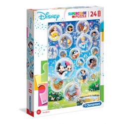 Clementoni- Supercolor Puzzle-Disney Classic-24 Pezzi Maxi, Multicolore, 28508