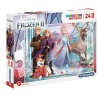 Clementoni Clementoni-28513-Supercolor Disney Frozen 2-24 maxi pezzi, puzzle bambini, Multicolore, 28513
