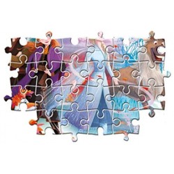 Clementoni Clementoni-28513-Supercolor Disney Frozen 2-24 maxi pezzi, puzzle bambini, Multicolore, 28513