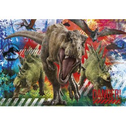 Clementoni - Puzzle Jurassic World 180 pz Park Supercolor World - CL29106