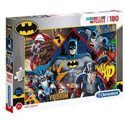 Clementoni - 29108 - Supercolor puzzle - Batman - 180 pezzi - Made in Italy - puzzle bambini 7 anni+