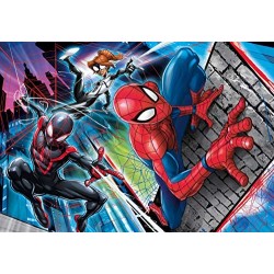Clementoni- Supercolor Puzzle-Spider Man-180 Pezzi, Multicolore, 29293