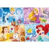 Clementoni- Supercolor Puzzle-Princess-180 Pezzi, Multicolore, 29294