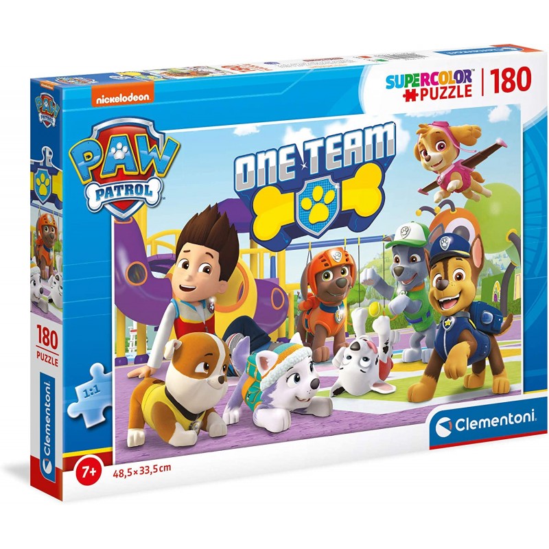 Clementoni - Puzzle Paw Patrol 180 pz Supercolor - CL29308