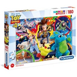 Clementoni- Supercolor Puzzle-Toy Story 4-180 Pezzi, Multicolore, 29769