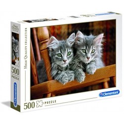 Clementoni - 30545 - High Quality Collection Puzzle - Kittens - 500 Pezzi