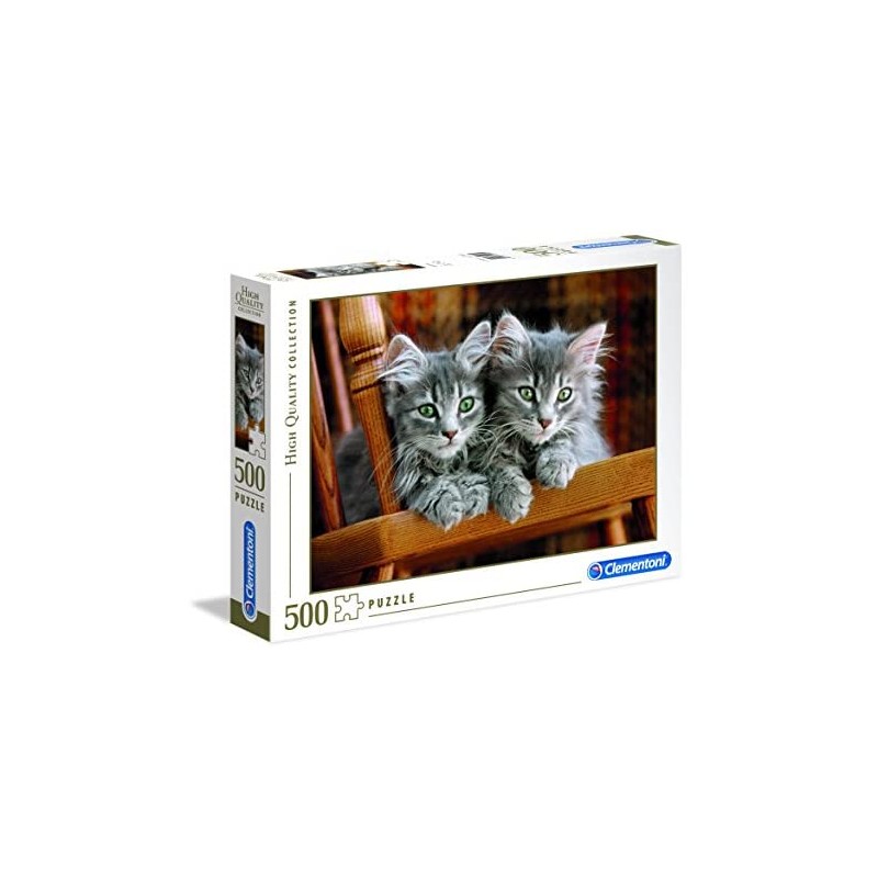 Clementoni - 30545 - High Quality Collection Puzzle - Kittens - 500 Pezzi