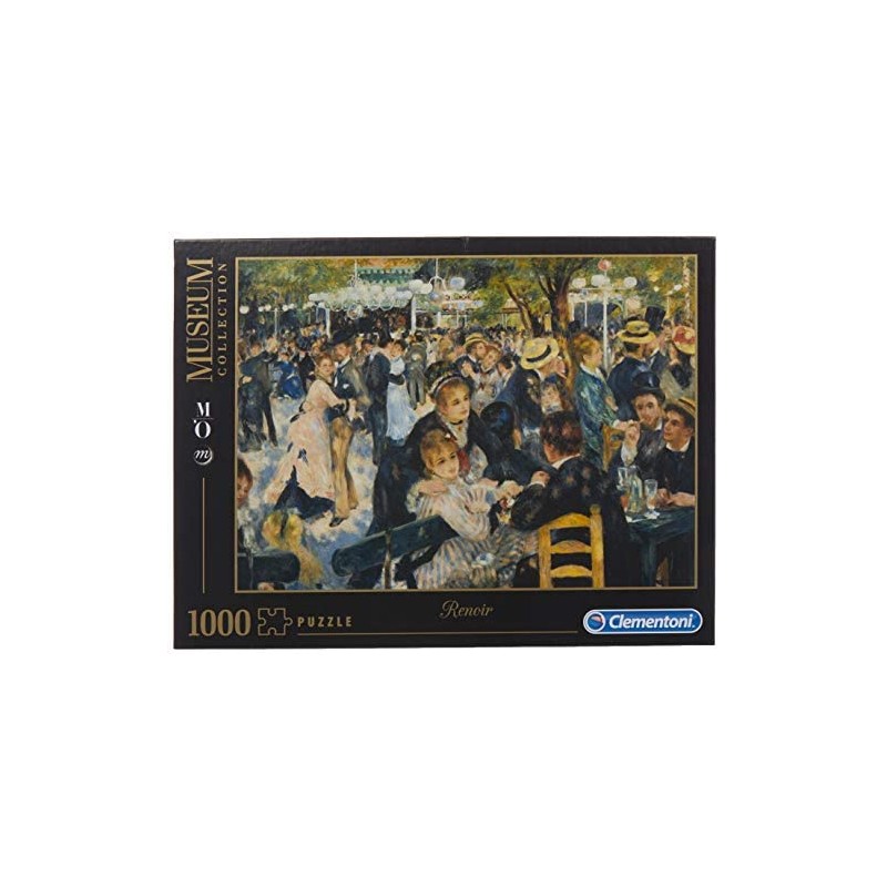 Clementoni- Renoir-Bal du Moulin de la Galette Musee D Orsay Museum Collection Puzzle, Colore Neutro, 1000 Pezzi, 31412