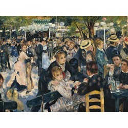 Clementoni- Renoir-Bal du Moulin de la Galette Musee D Orsay Museum Collection Puzzle, Colore Neutro, 1000 Pezzi, 31412