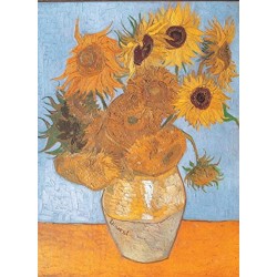 Clementoni- Van Gogh-Girasoli Museum Collection Puzzle, 1000 Pezzi, 31438