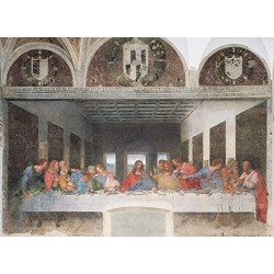 Clementoni- Leonardo-Cenacolo Museum Collection Puzzle, Colore Neutro, 1000 Pezzi, 31447