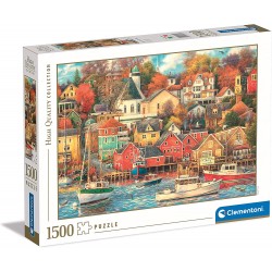 Clementoni - Puzzle High Quality Collection Good Times Harbor 1500 pz - CL31685