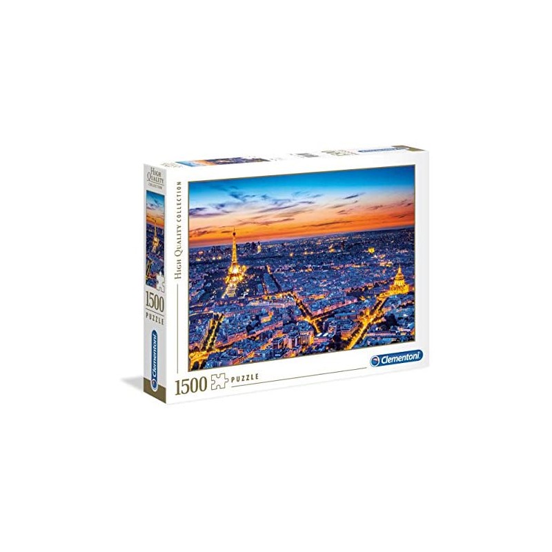 Clementoni - 31815 - High Quality Collection Puzzle - Paris View - 1500 Pezzi - Made In Italy - Puzzle Adulto