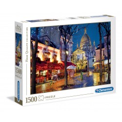 Clementoni- Paris Parigi Montmartre Collection Puzzle, Multicolore, 1500 Pezzi, 31999