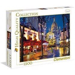 Clementoni- Paris Parigi Montmartre Collection Puzzle, Multicolore, 1500 Pezzi, 31999