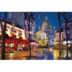 Clementoni- Paris Parigi Montmartre Collection Puzzle, Multicolore, 1500 Pezzi, 31999