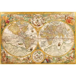 Clementoni- Ancient Map High Quality Collection Puzzle, Multicolore, 2000 pezzi, 32557