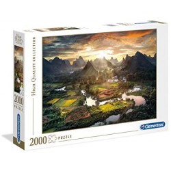 Clementoni- View of China Puzzle da 2000 Pezzi, Multicolore, 32564