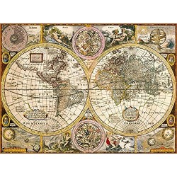 Clementoni- Mappa Antica High Quality Collection Puzzle, No Color, 3000 pezzi, 33531
