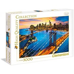 Clementoni- New York High Quality Collection Puzzle, 3000 pezzi, 33546
