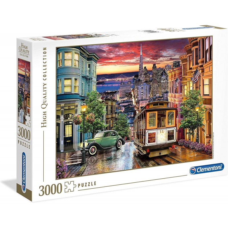 Clementoni - Puzzle High Quality Collection - San Francisco - 3000 pezzi - CL33547