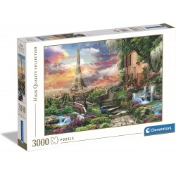 Clementoni - Puzzle High Quality Collection Paris Dream, 3000 Pezzi, Paesaggi, Città, Medium - CL33550