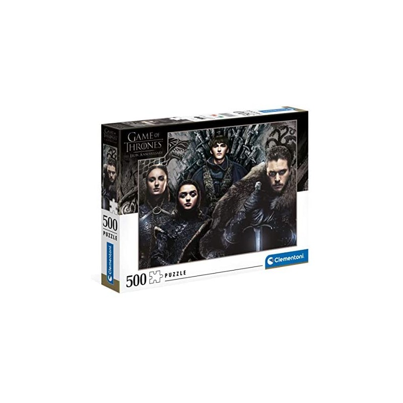 Clementoni Game of Thrones, Puzzle Adulti 500 Pezzi, Made in Italy, Multicolore, 35091