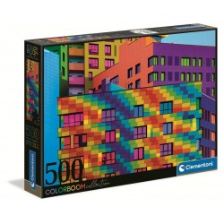 Clementoni Colorboom Collection Squares adulti 500 pezzi, puzzle gradient Made in Italy, Multicolore, 35094