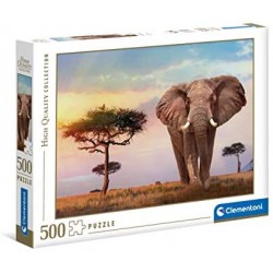 Clementoni Collection-African Sunset-Puzzle Adulti 500 Pezzi, Made in Italy, Multicolore, 35096