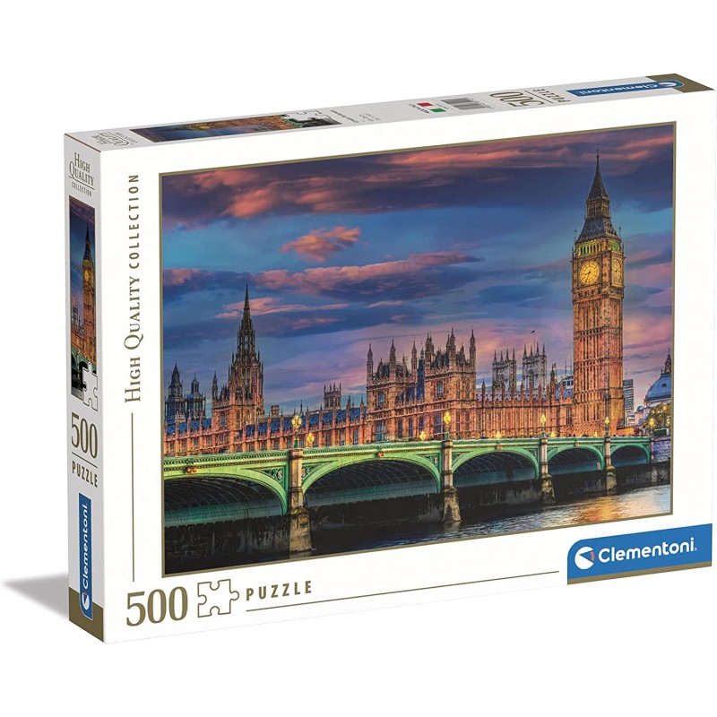 Clementoni - Puzzle High Quality Collection The London Parliament - 500 pezzi - CL35112