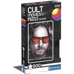 Clementoni - Cult Movies - The Big Lebowsky - Puzzle, Medium, 500 pezzi - CL35113