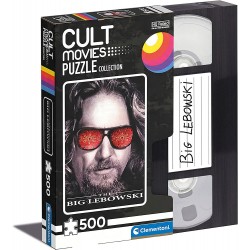 Clementoni - Cult Movies - The Big Lebowsky - Puzzle, Medium, 500 pezzi - CL35113