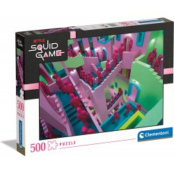Clementoni - Puzzle Squid Game, 500 Pezzi, Serie Tv, Netflix - CL35130