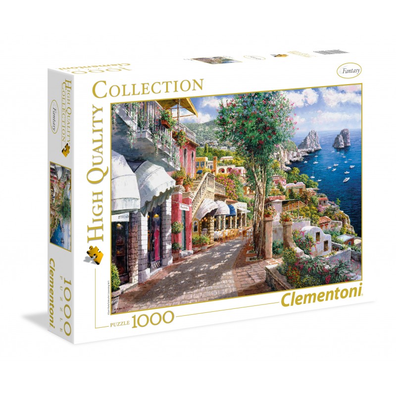 Clementoni- Capri Puzzle, 100 Pezzi, Multicolore, 1000, 39257