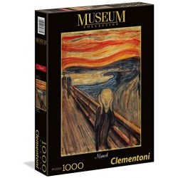 Clementoni- L Urlo di Munch Museum Collection Puzzle, 1000 Pezzi, 39377