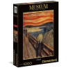 Clementoni- L Urlo di Munch Museum Collection Puzzle, 1000 Pezzi, 39377