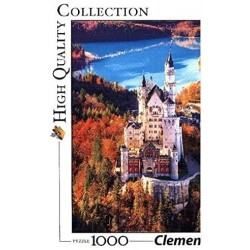 Clementoni- Neuschwanstein Puzzle, 100 Pezzi, Multicolore, 1000, 39382