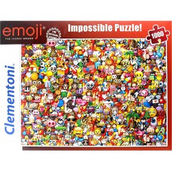 Clementoni - Emoji Impossible Puzzle, No Color, 1000 Pezzi - CL39388