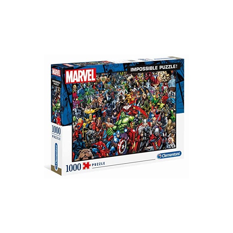 Clementoni Marvel Impossible Puzzle, Colore Neutro, 1000 Pezzi, 39411