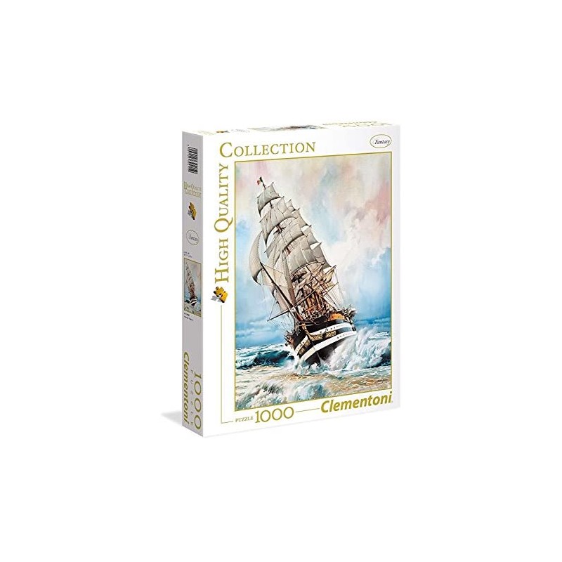 Clementoni-Amerigo Vespucci Puzzle, 1000 Pezzi, Multicolore, 39415