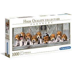 Clementoni - Puzzle High Quality Collection Panorama - Beagles, 1000 Pezzi - CL39435