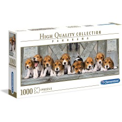 Clementoni - Puzzle High Quality Collection Panorama - Beagles, 1000 Pezzi - CL39435