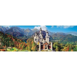 Clementoni - Puzzle High Quality Collection Panorama - Castello di Neuschwanstein, 1000 Pezzi - CL39438